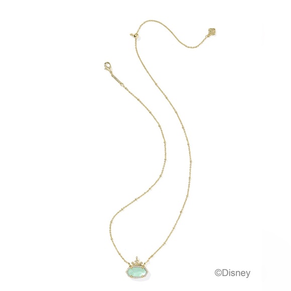 Disney x Kendra Scott Elisa Princess Gold Short Pendant Necklace - Picture 2 of 4